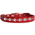Mirage Pet Products Posh Jeweled Cat CollarRed Size 12 682-02 RD12